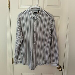 Structure button down dress shirt, long sleeve, Large